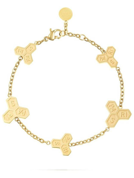 Muriel bracelet 1013 gold onyx motif 5 - MOIETOII PARIS - BALAAN 2