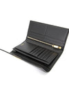 Gancini Flip Lock Leather Long Wallet Black - SALVATORE FERRAGAMO - BALAAN 7