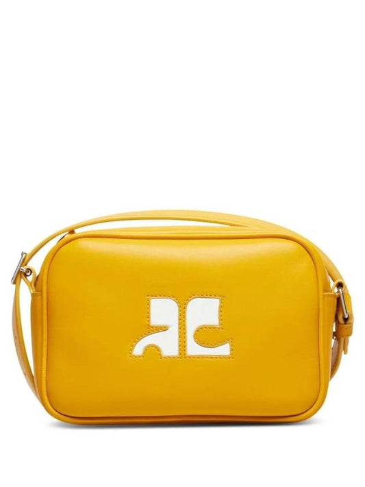 Reedition Camera Leather Cross Bag Yellow - COURREGES - BALAAN 1