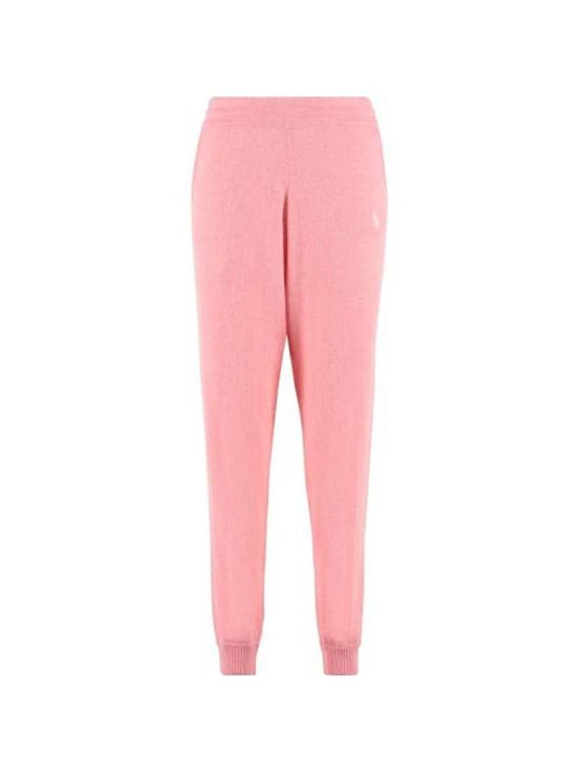 Training Cashmere Track Pants Pink - SPORTY & RICH - BALAAN 1
