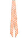 Check Skinny Silk Scarf Pink - BURBERRY - BALAAN 2