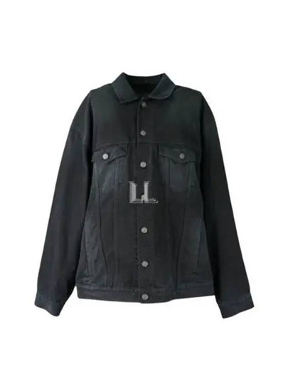 Sunbleached Denim Jacket Black - BALENCIAGA - BALAAN 2