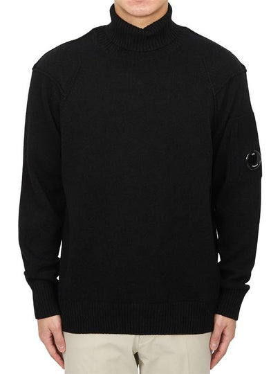 Lambswool GRS Knit Turtleneck Black - CP COMPANY - BALAAN 2