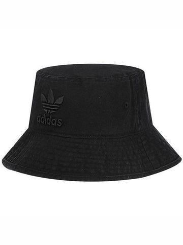 Classic Adicolor Stonewashed Bucket Hat Black - ADIDAS - BALAAN 1