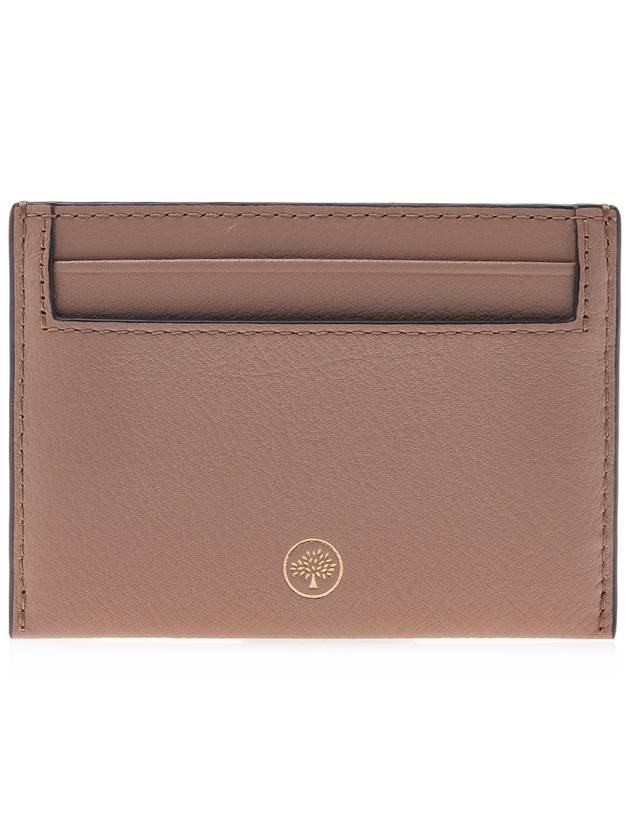 Silky Calf Card Wallet Slip Maple - MULBERRY - BALAAN 4