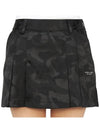 Gauge Jacquard MLW 3A AE01 BLACK Women’s Mini Pleated Skirt - MARK & LONA - BALAAN 7