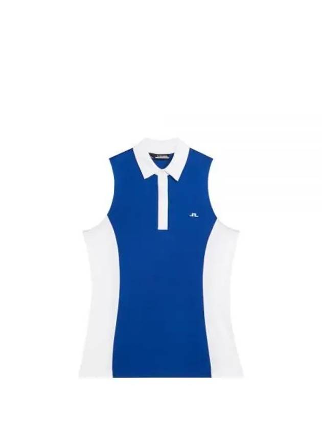 Edna Polo Sleeveless Sodalite Blue - J.LINDEBERG - BALAAN 2