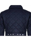 Pony Embroidered Diamond Quilted Slim Fit Jacket Navy - POLO RALPH LAUREN - BALAAN 5