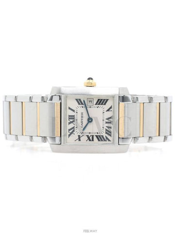 Classic Tank Francaise Combi Small Women s Watch 2465 - CARTIER - BALAAN 1