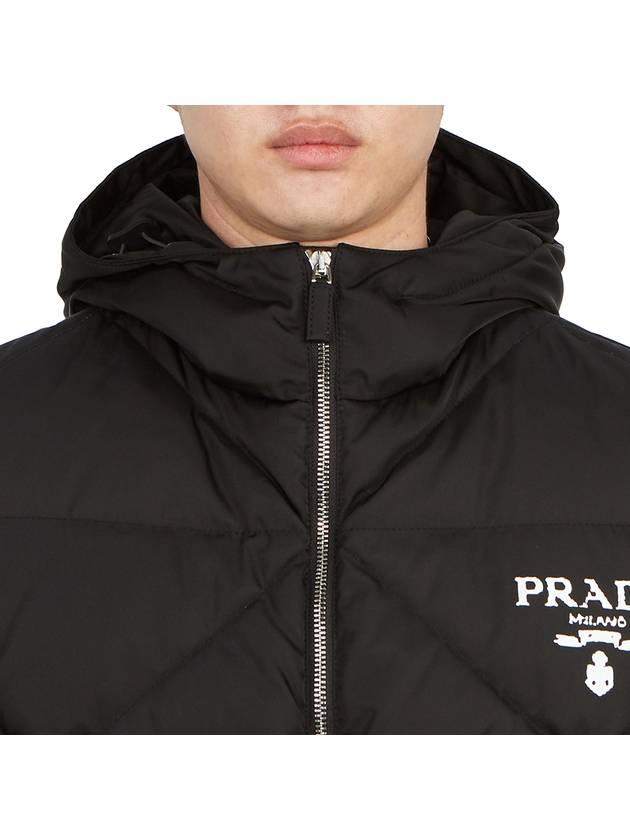 Re-Nylon Down Vest Black - PRADA - BALAAN 8