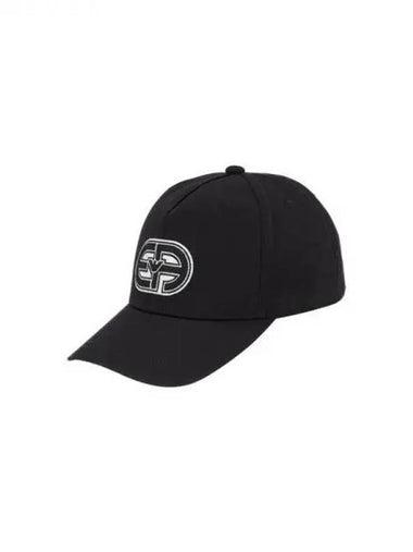 Men s Embroidered Logo Ball Cap Black 271767 - EMPORIO ARMANI - BALAAN 1