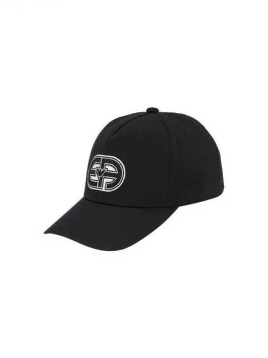 Men s Embroidery Logo Ball Cap Black 271767 - EMPORIO ARMANI - BALAAN 1