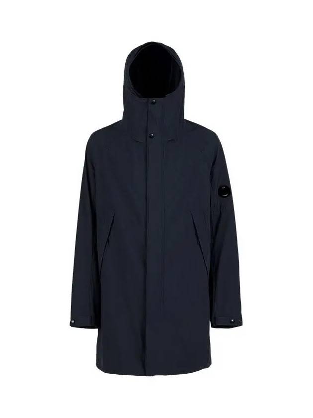 Shell R Lens Wappen Hooded Parka Navy - CP COMPANY - BALAAN 3