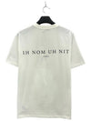 Mask Rose Print Short Sleeve T-Shirt White - IH NOM UH NIT - BALAAN 3