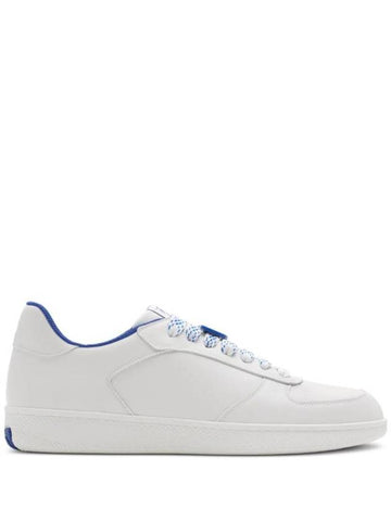 Leather Terrace Low-Top Sneakers White - BURBERRY - BALAAN 1