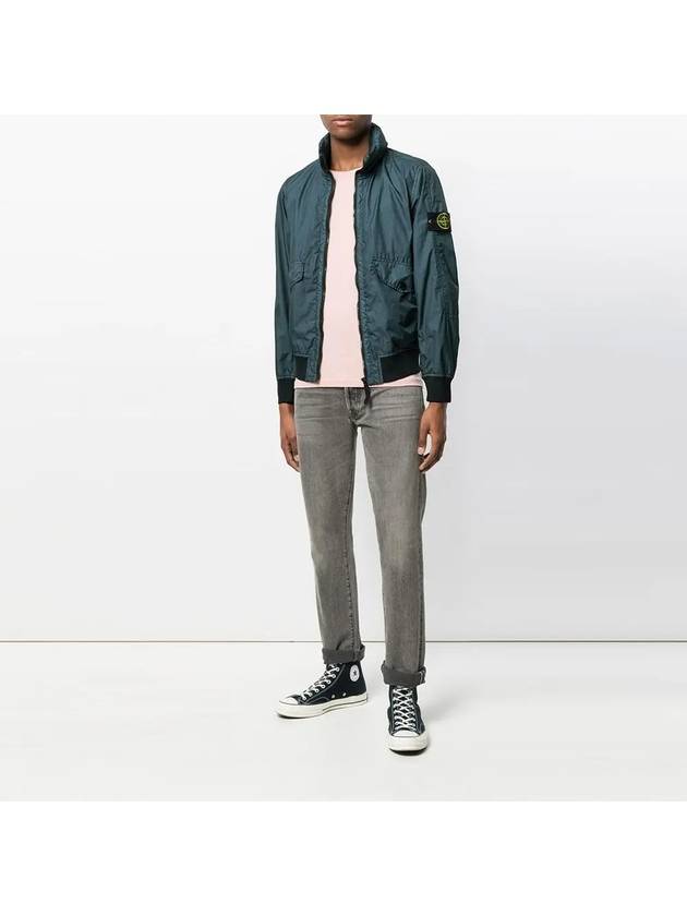 Waffen Patch Bomber Jacket Deep Blue - STONE ISLAND - BALAAN 5