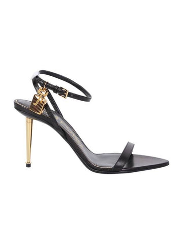 Black Padlock Sandals 12927662 - TOM FORD - BALAAN 1