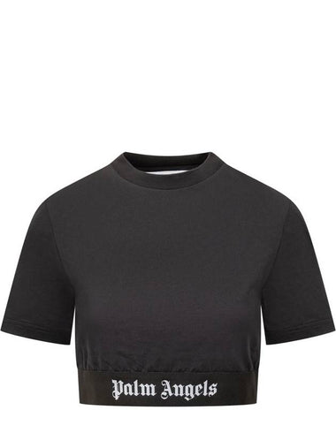 Palm Angels T-Shirt With Logo - PALM ANGELS - BALAAN 1