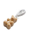 Nostalgia Bear Pendant Salt caramel Silver - CRYSTAL HAZE - BALAAN 3