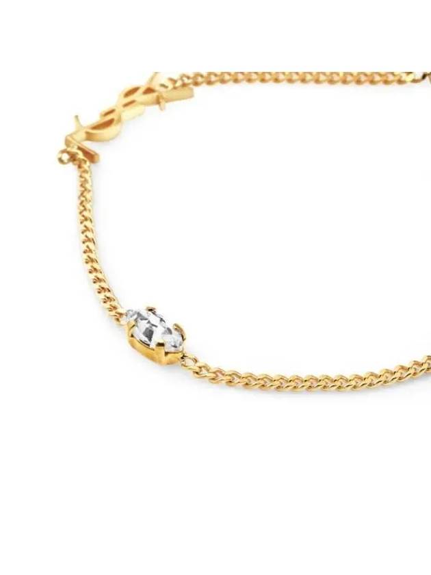 Opyum Heart Chain Bracelet Gold - SAINT LAURENT - BALAAN 4