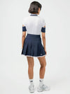 Women's Malika Golf Pleated Skirt Navy - J.LINDEBERG - BALAAN 3