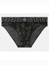 Men's Greca Border Barocco Print Briefs Black - VERSACE - BALAAN 2