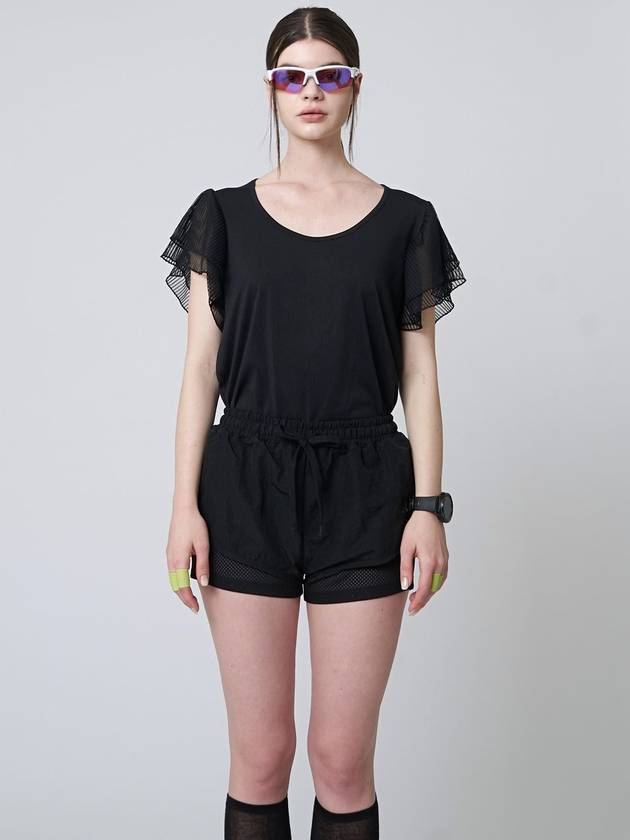 AW41TH02 See-through sleeve top_black - ATHPLATFORM - BALAAN 2