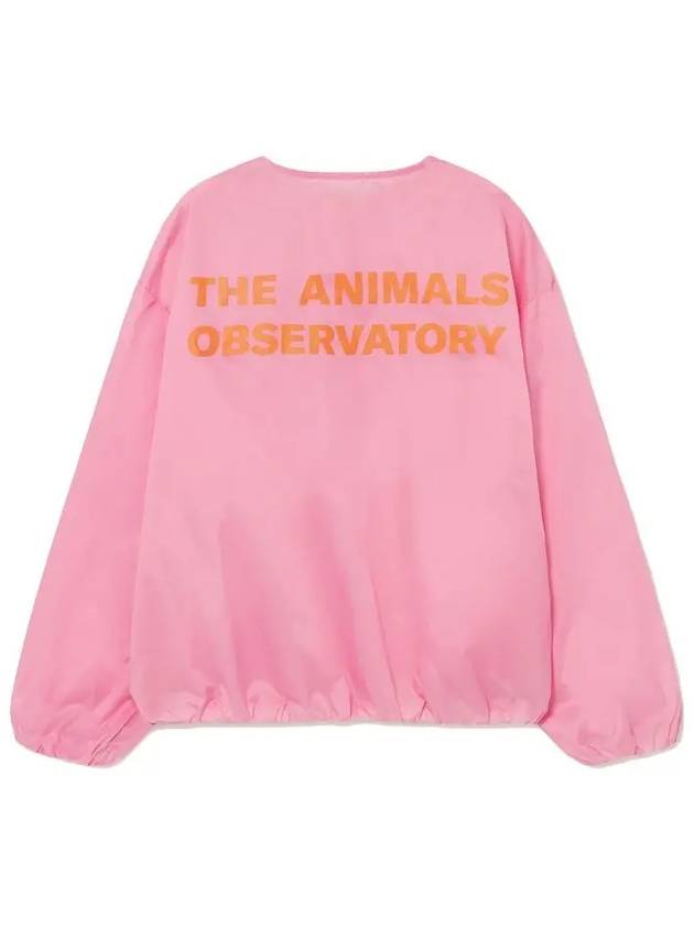 Kids Logo Calf Jacket Pink S22113 046AX - THE ANIMALS OBSERVATORY - BALAAN 3