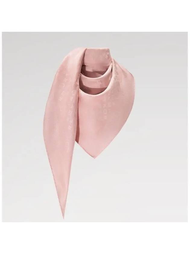 Evermore Monogram Scarf Pink - LOUIS VUITTON - BALAAN 2