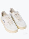 Medalist Pink Tab Leather Low Top Sneakers White - AUTRY - BALAAN 2