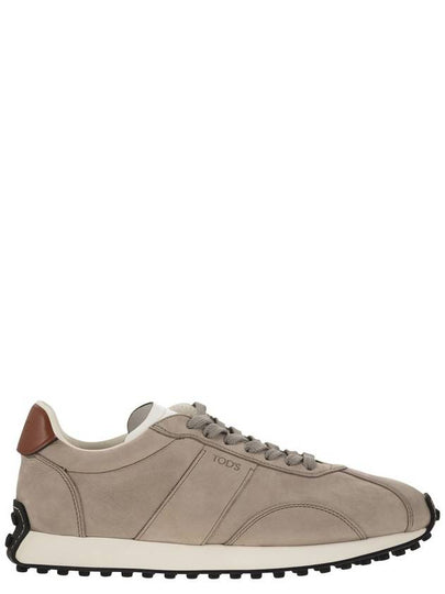 T Vintage Leather Low Top Sneakers Gray - TOD'S - BALAAN 2