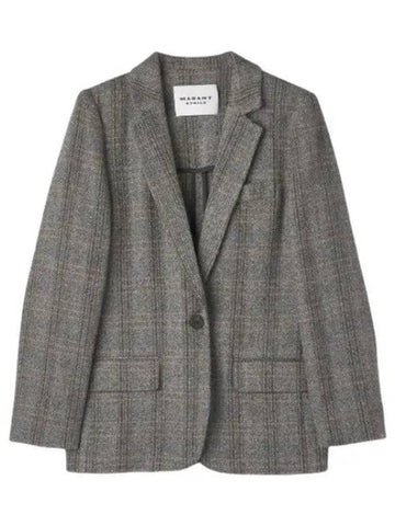 Charlene Jacket Neutral Suit Blazer - ISABEL MARANT - BALAAN 1