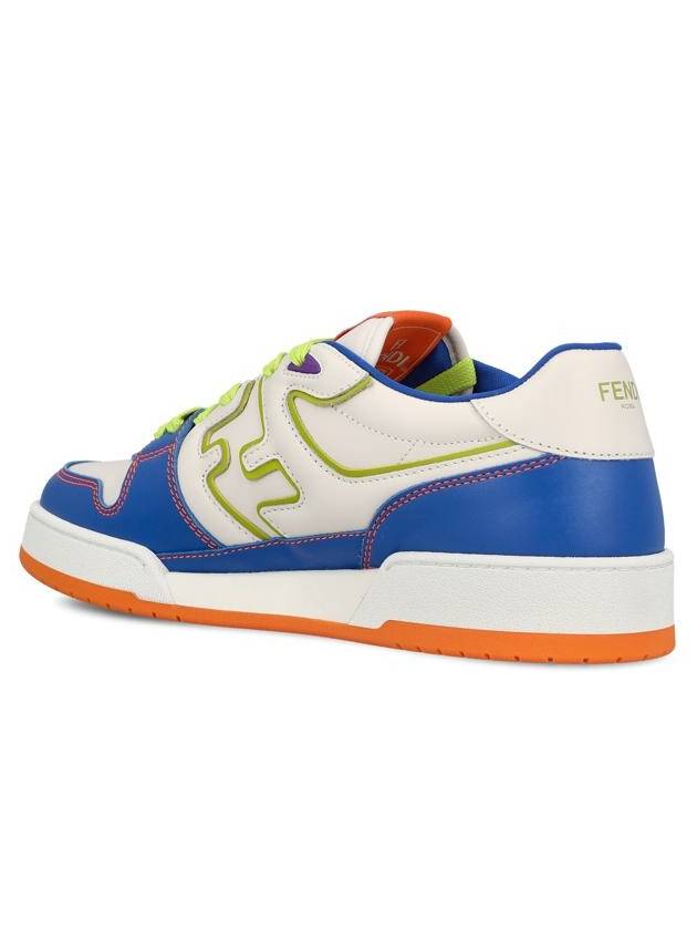 Match Low Top Sneakers Blue - FENDI - BALAAN 4