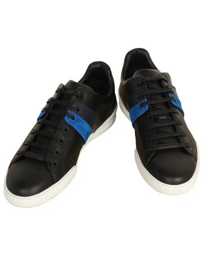 Homme Calfskin Low Top Sneakers Black - DIOR - BALAAN 2