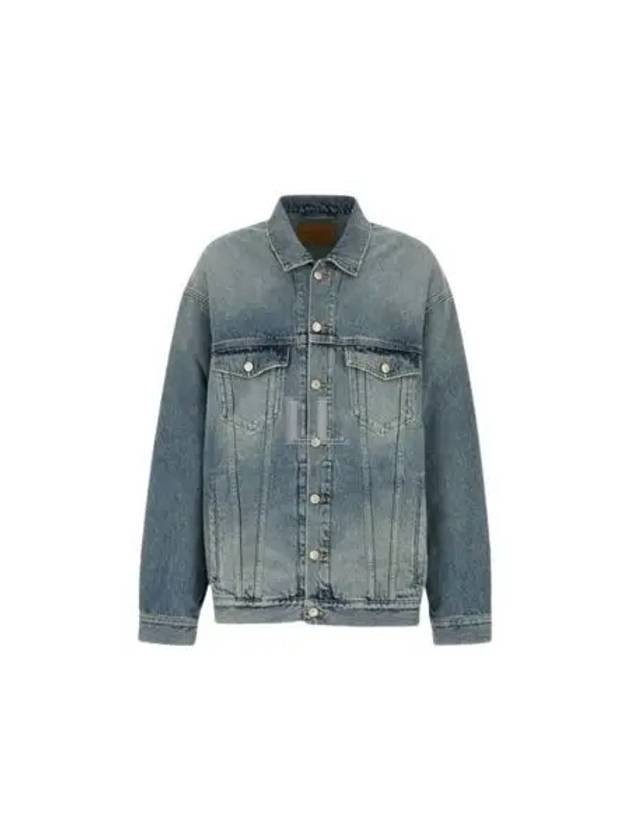 Oversized Fit Denim Jacket Blue - BALENCIAGA - BALAAN 2