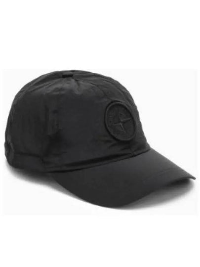 Logo Nylon Metal 6-Panel Ball Cap Black - STONE ISLAND - BALAAN 2