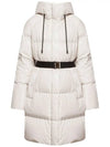 KEY Belted Hood Padding Ivory 2354960733 004 - MAX MARA - BALAAN 2