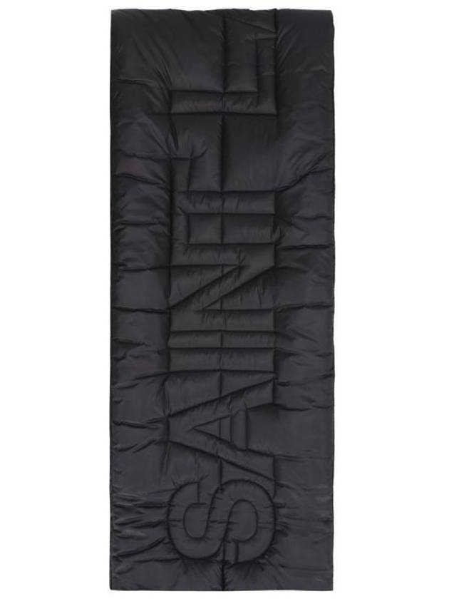 Muffler Scarf 7579543YO01 1000 BLACK - SAINT LAURENT - BALAAN 1