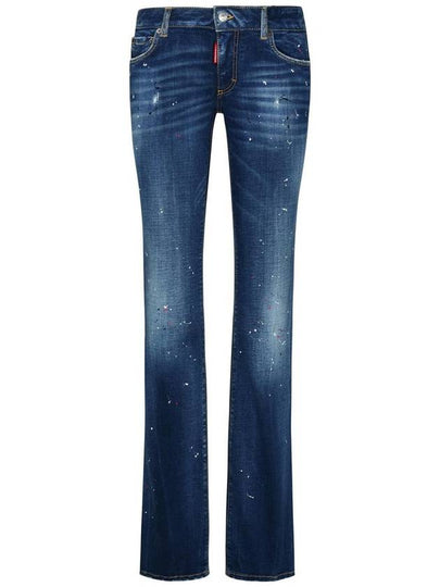 Denim Straight Pants S75LB0880 S30816 470 BLUE - DSQUARED2 - BALAAN 2