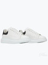 Oversized Leather Tab Low Top Sneakers White - ALEXANDER MCQUEEN - BALAAN 2