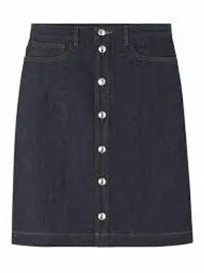 Women's Therese A-Line Skirt Indigo - A.P.C. - BALAAN 2