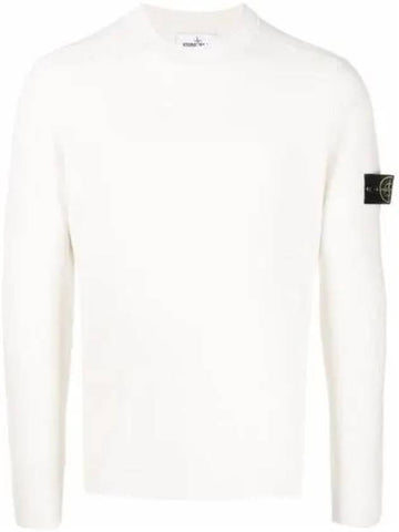 7515560C2 Logo Wappen Patch Wool Round Crew Neck Full 1009378 - STONE ISLAND - BALAAN 1