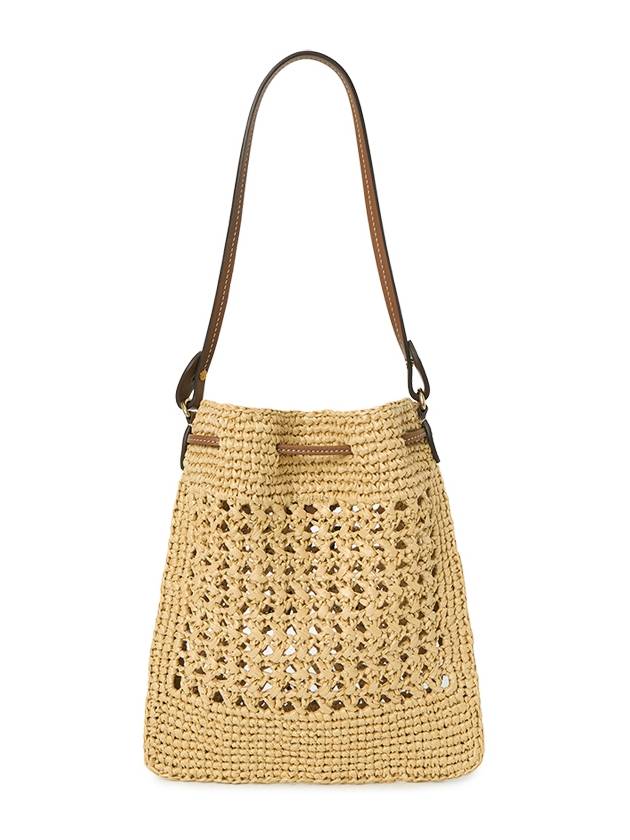 Woven Fabric Mini Bucket Bag Beige - MIU MIU - BALAAN 4