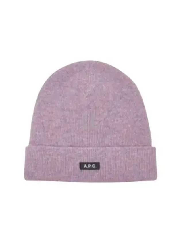 Autumn Wool Beanie Heather Mauve - A.P.C. - BALAAN 2