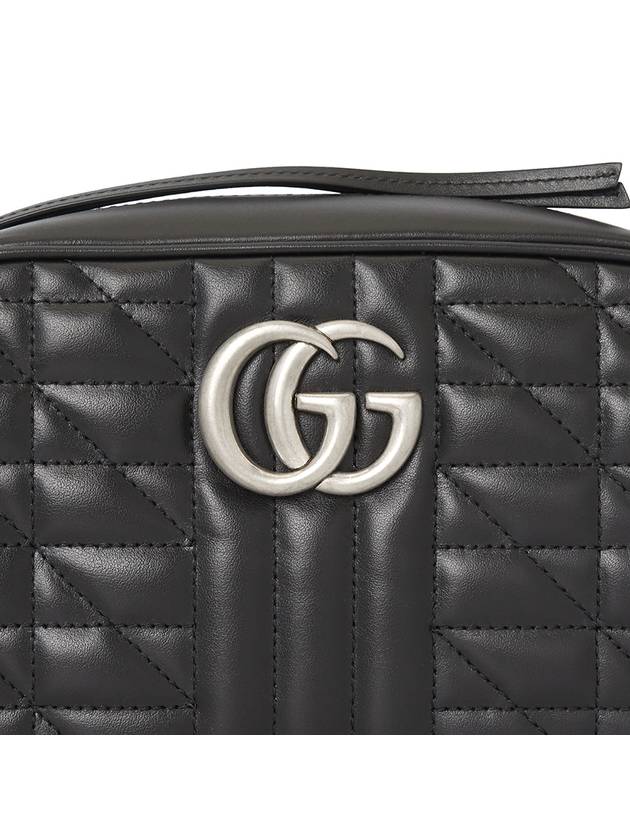 GG Marmont Small Leather Cross Bag Black - GUCCI - BALAAN 9