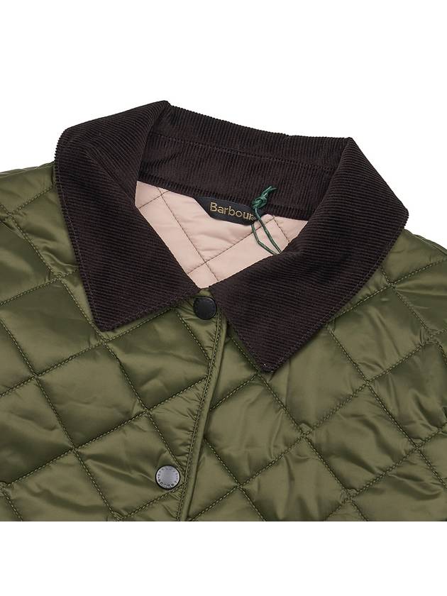 Deveron Quilting Jacket Pale Pink Olive - BARBOUR - BALAAN 9