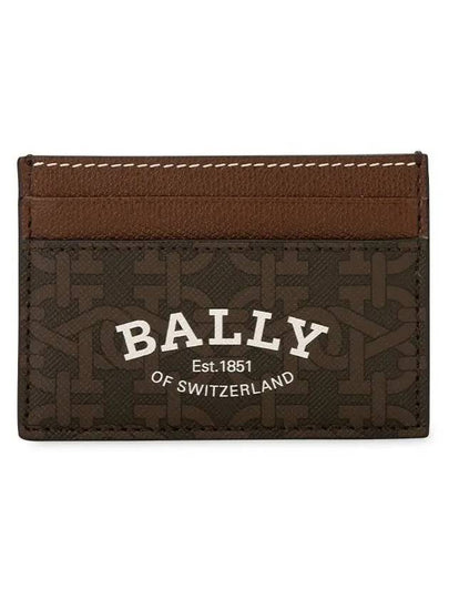 Bhar Logo Card Wallet Brown - BALLY - BALAAN 2