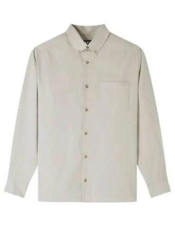 Mateo Logo Long Sleeve Shirt Bianco - A.P.C. - BALAAN 1