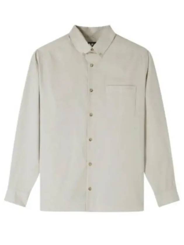 Mateo Logo Long Sleeve Shirt Bianco - A.P.C. - BALAAN 2