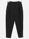 Wool Slacks Black - AMI - BALAAN.